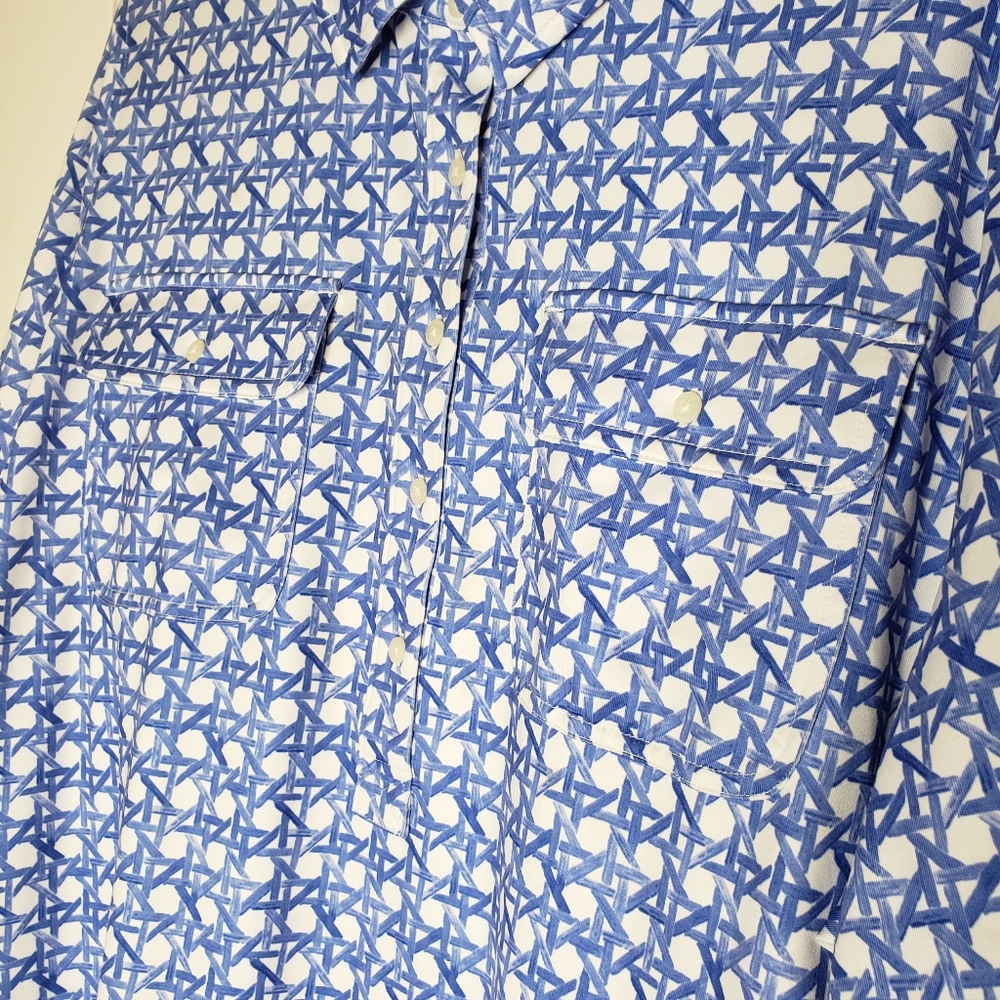 Vineyard Vines Blue and White Dress